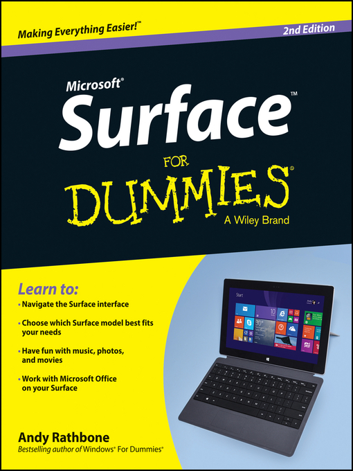 Title details for Surface For Dummies by Andy Rathbone - Available